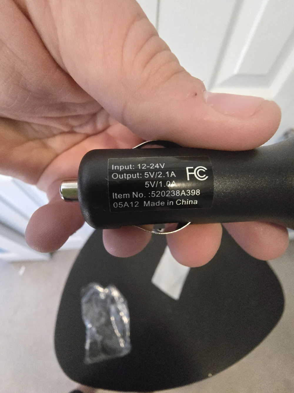 Universal Dual USB Car Charger - Black